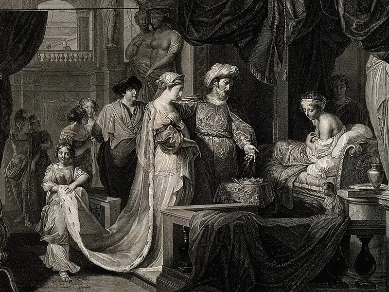 1759-Pierre Charles Baquoy - Erasistrato, un medico, rendendosi conto che il figlio di Antioco